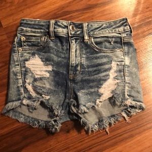 High waisted American Eagle jean shorts